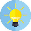 Icon of a light bulb.